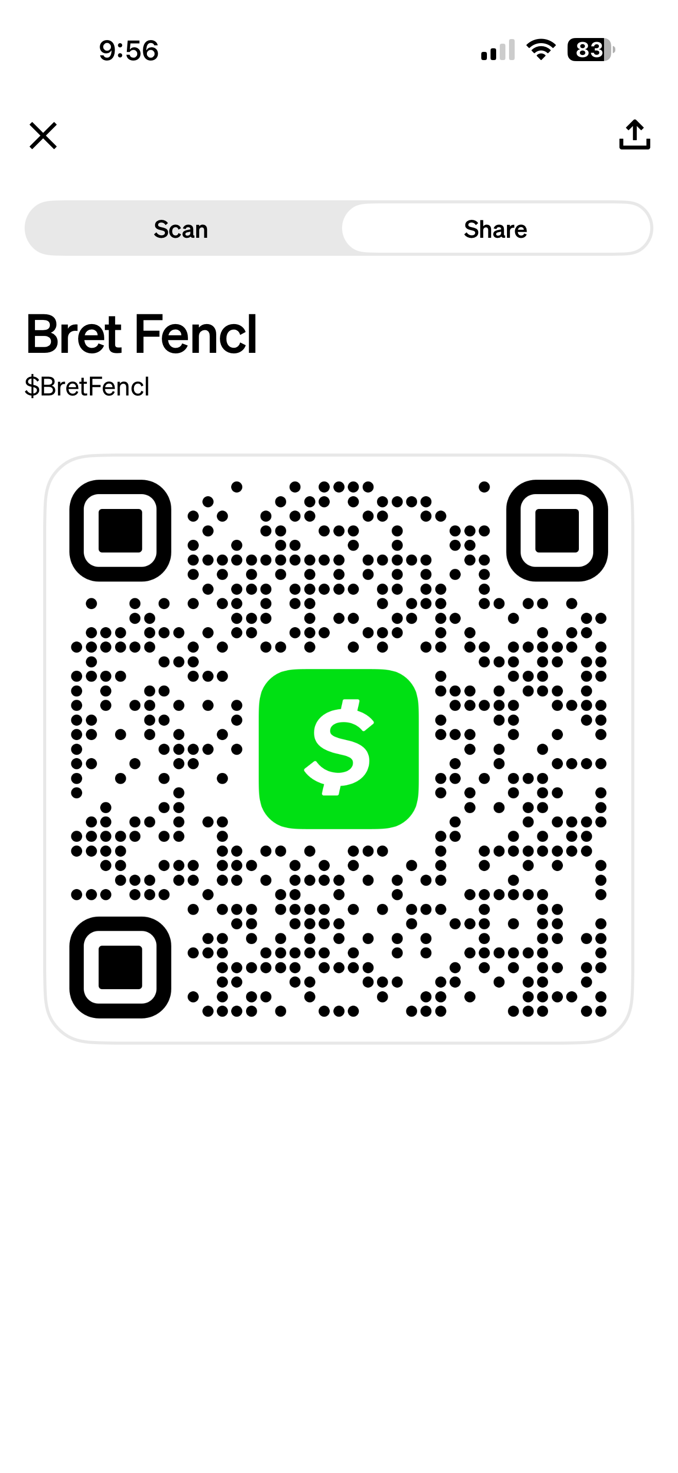 Cash App QR $bretfencl